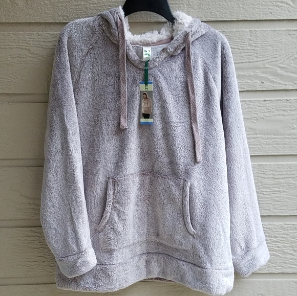 plush pullover hoodie